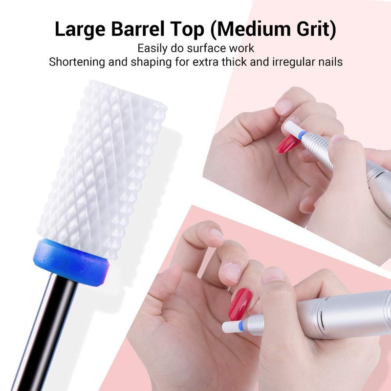 MelodySusie 5 x Premium Ceramic Bits Set Professional Grinding Body