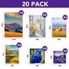 ESRICH Canvas Boards for Painting 20 Multi Pack Paint Canvas