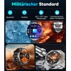 LIGE Smartwatch Herren 1000 mAh Akku/1.85‘’ HD Großes-Display Smartwatch mit