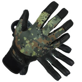 TacFirst Camouflage Gloves H003 Finder Lightweight Tactical Military Tactical Gloves Summer Fishing (Flecktarn, XS)