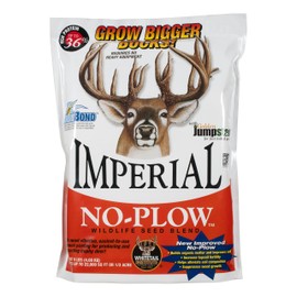 Whitetail Institute Imperial No-Plow Food Plot Seed (Spring and Fall Planting), 9-Pound (.5 acre), White