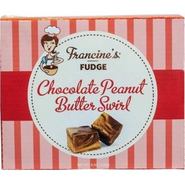 McJak Candy Company Francine's Chocolate Peanut Butter Swirl, 8 Oz