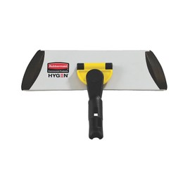 Rubbermaid Commercial Products HYGEN Mop Quick-Connect Mop/Dust Broom Frame, 11-Inch, Stair Frame for Cleaning Under Furniture in Home/Office,Yellow