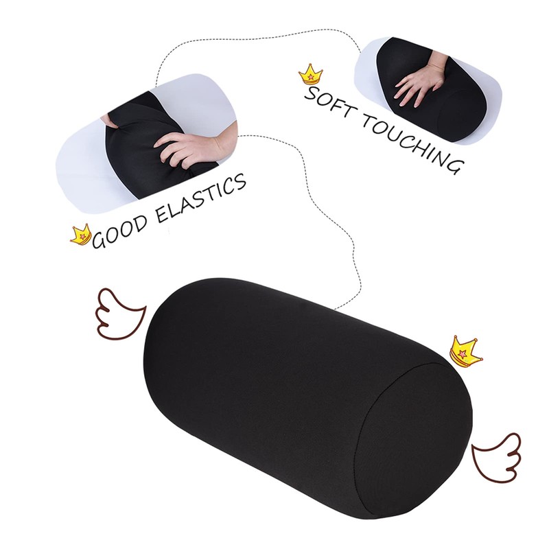 Natudeco Micro Cushion Back Cushion, Cylindrical Mini Pillow, Micro Ball