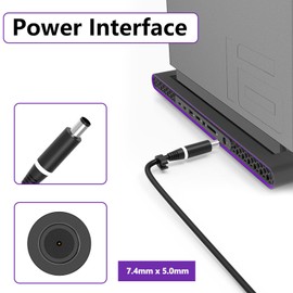 Neu Slim 240W GaN 19.5V 12.31A AC Netzteil Adapter Laptop-Ladegerät für Dell Alienware, Dell Precision Laptop