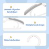 SIshynio 30 Pack Baby Hangers for Closet, Adjustable Space Saving