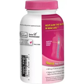 Caltrate Calcio 600 + D3 Salud De Los Huesos 200 Tabletas Sabor Sin Sabor