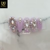 【Rare Item】Nude Pink Nail Tips - Long Round Square /