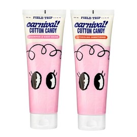 Field Trip Kids Carnival - Cotton Candy Scent - Hair Care for Kids - Tear Free - Leaves Hair Soft & Tangle-Free With Chamomile, Lavender, & Aloe (16.8, Shampoo & Conditioner Combo)