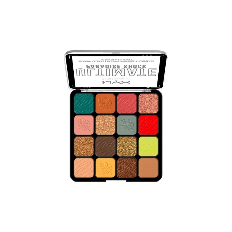 NYX Ultimate Paradise Shock paleta de sombras de 16 tonos