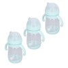 3pcs Self Grip Baby Bottle Bear Shaped Detachable Leakproof Infant