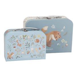 Little Dutch Forest Friends 7244 Toy Case Set of 2 Blue, Forest Friends Blue