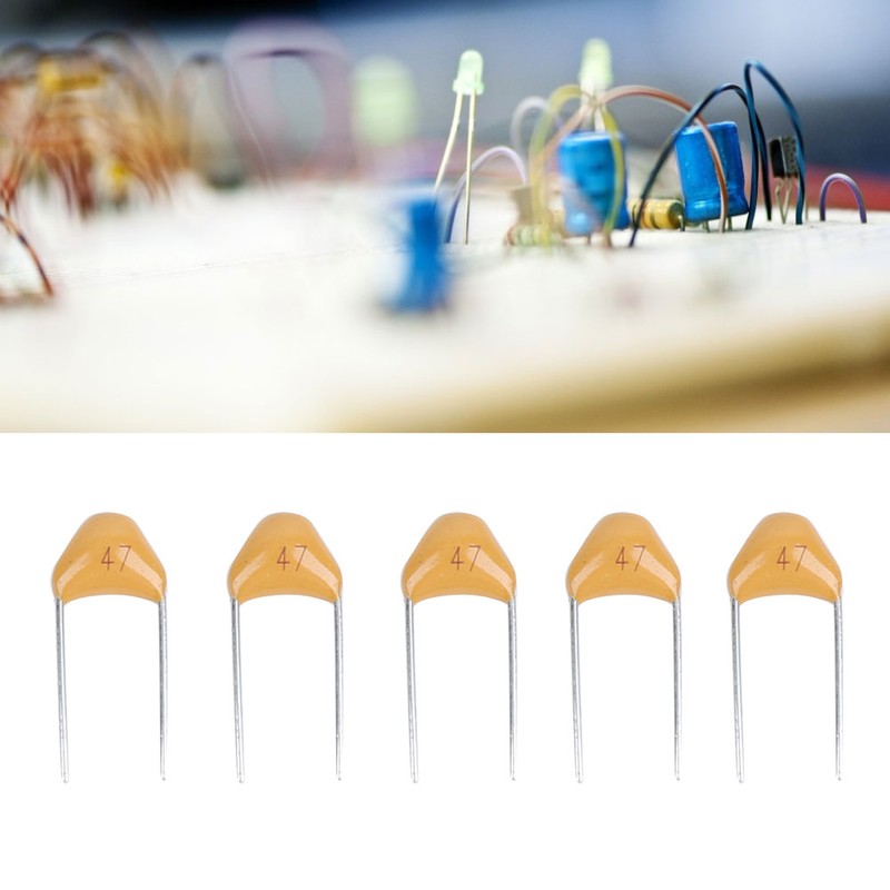 1000Pcs Ceramic Capacitor InLine Monolithic 47pF Pin Pitch 5.08MM DC50V