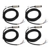 4 Sets Proximity Sensor 3 Wire NPN NC Contact Inductive