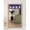 CoolChange Japanese Maneki Neko Door Curtain 85 x 30 cm