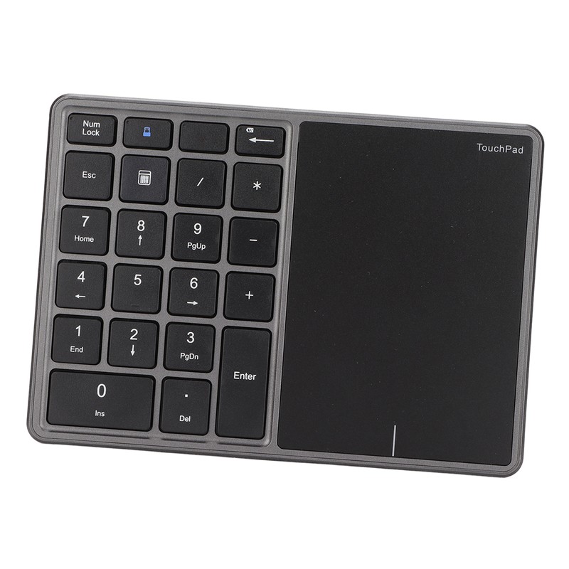 Wireless Numeric Keypad Touchpad Design 22 Keys 2.4G Dual Mode