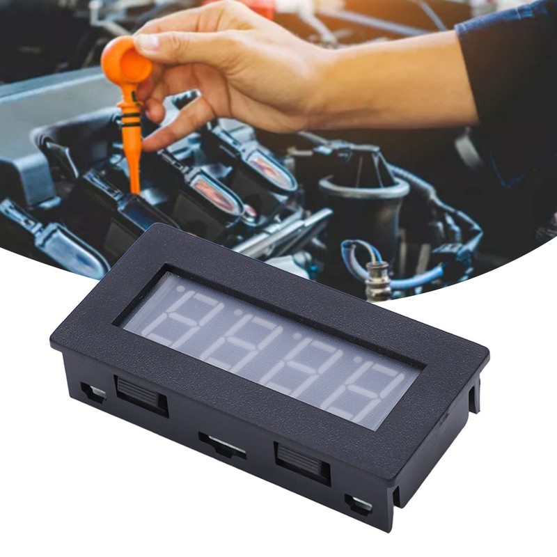 4 Digit LED Display Tachometer Multifunctional RPM Rotation Speed Tester