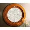 Autotech Park Precut Circle Window Film, Pebble Design, Self Static