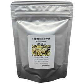 Sophora Flower - Huai Hua Mi - Dried Sophora japonica Buds 100% from Nature (8 oz)