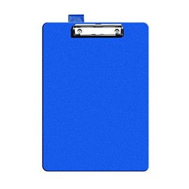 SECO 570A-PVC-BU A4+ PVC Covered Clipboard with Heavy Duty Clip - Blue, 1 Pack