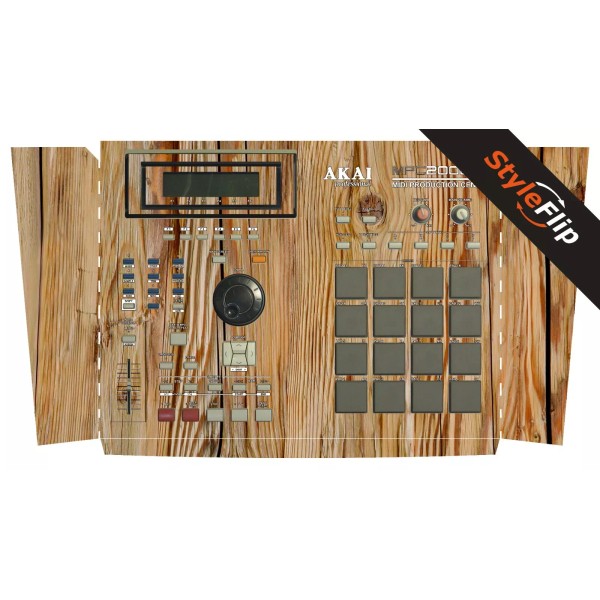 StyleFlip Skins Akai MPC-2000XL Skin | Wood #4 | Protective