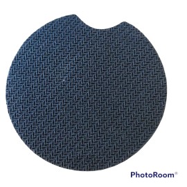 Unbranded (6) Neoprene Car Cupholder Coasters-Yello