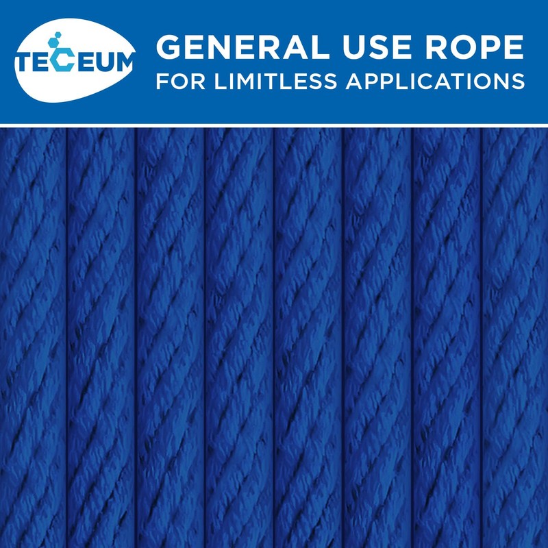 TECEUM Cotton Rope 3/16” (5 mm) – 100 FT –