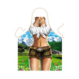 Funny Apron Alps Model You Barbecue Apron