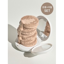 [Main product + refill] Moist and soothing tofu sun cushion / [본품+리필] 촉촉 진정 두부 선쿠션