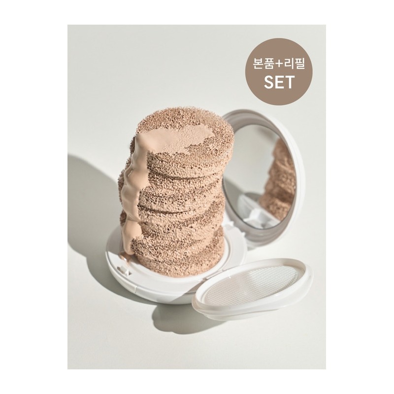 [Main product + refill] Moist and soothing tofu sun cushion
