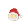 Christmas Brooch Pins Santa Claus in Hat Novelty Xmas Badge