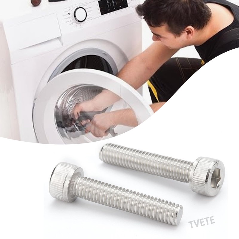 TVETE Stainless Steel Hex Head Cap Bolts Hex Head Cap