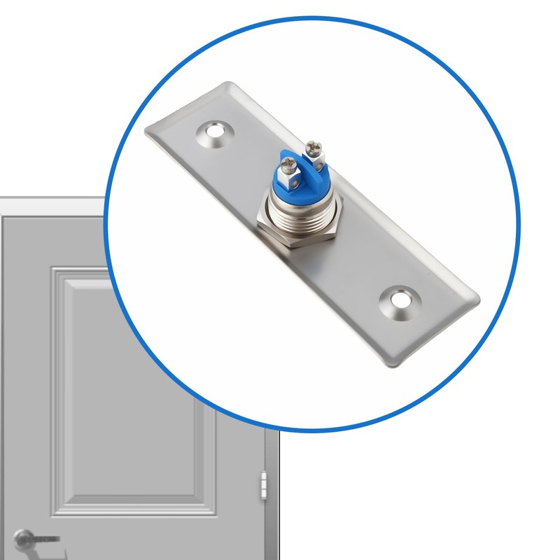 VGOL 2Pcs Door Access Control Switch Stainless Steel Press Exit