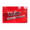 3 Count Silver+Black 3D Texas Edition Emblem Compatible with Chevy