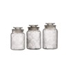 Style Setter Canister Set 3-Piece Glass Jars in 34oz, 44oz