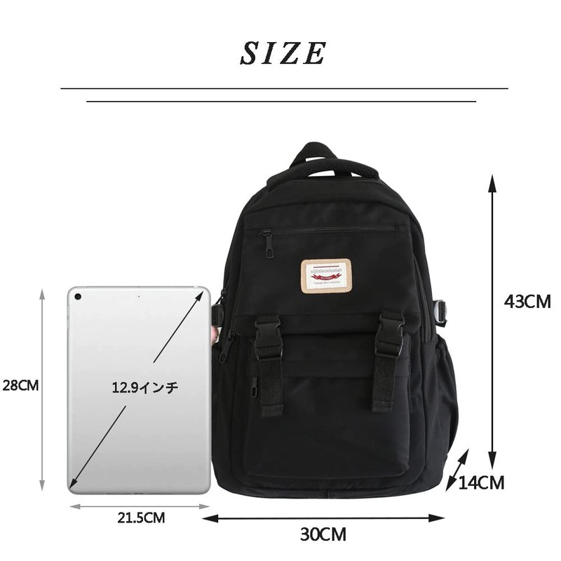 Umomopro Women's Backpack, Large Capacity, Outdoor, School Backpack, High School