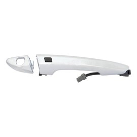 For Hyundai Sonata 2015 16 17 18 2019 Exterior Door Handle Passenger Side | Front | Chrome | With Cover | With Keyless | Replacement For 82661C1110