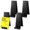 Afcabakila 4 Pack Black Metal Brochure Holder, 8.9" Vertical Display