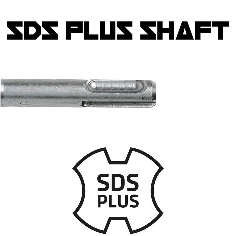 Narwhal SDS Plus 1/4 Inch Masonry Drill Bit for Rotary