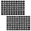 MICTUNING 140PCS Switch Panel Stickers for P1s RGB 8/12 Gang,