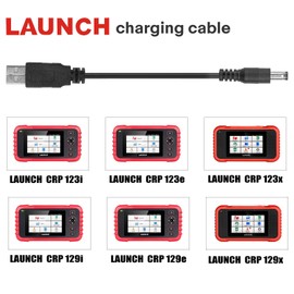 LAUNCH Original USB Charging Cable for X431 CRP123i CRP123e CRP123x, CRP129i CRP129e CRP129x, CRP909e CRP909x OBD2 Scanner 5V DC