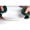 Dark Green Drinks Coasters Set of 6 by Stone &