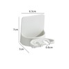 2 PCS Self-Adhesive Toothbrush Holders Wall Mounted, Water Proof Toothbrush