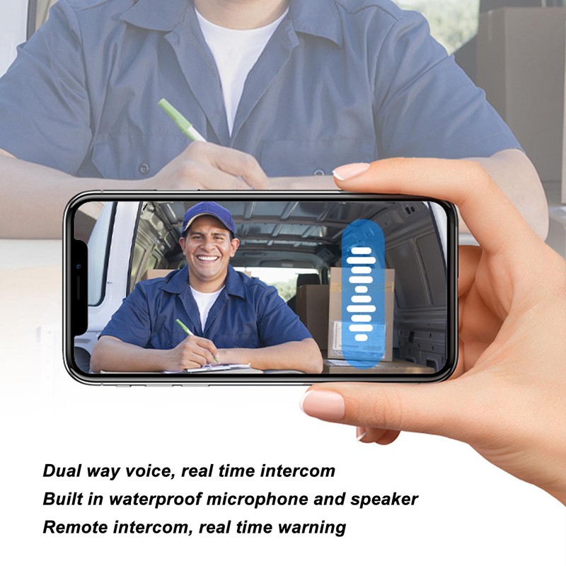 2MP Wireless Battery Camera Night Vision Full Color Monitoring Security