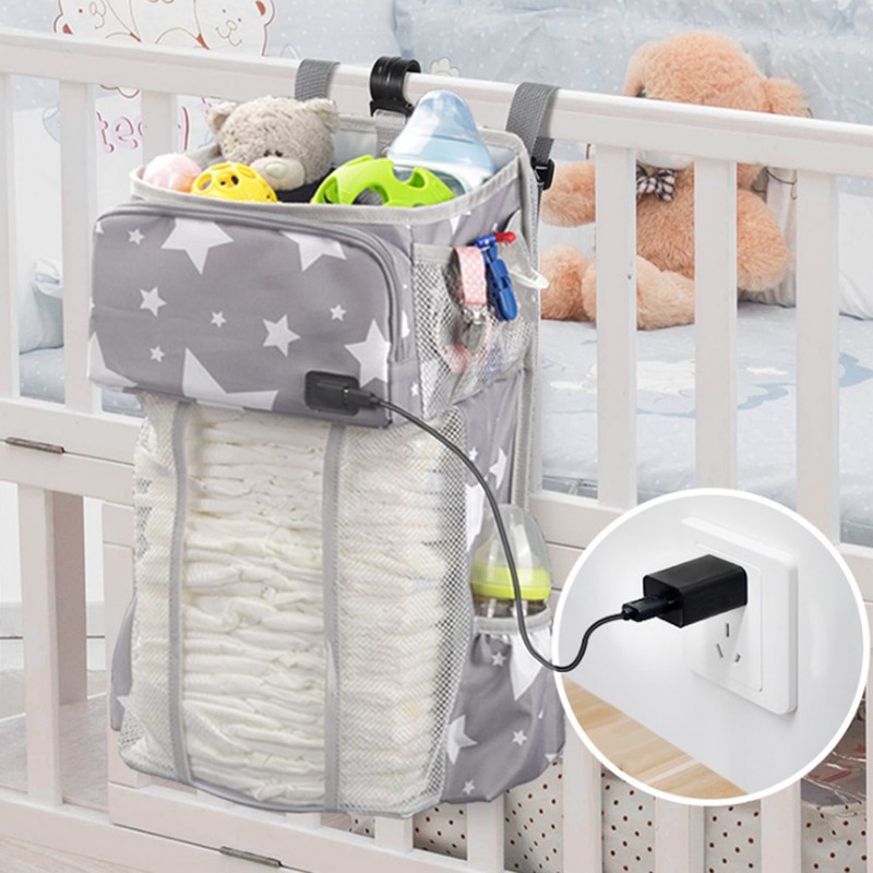 Hanging Diaper Organizer Diaper Stacker for Changing Table Diaper Holder