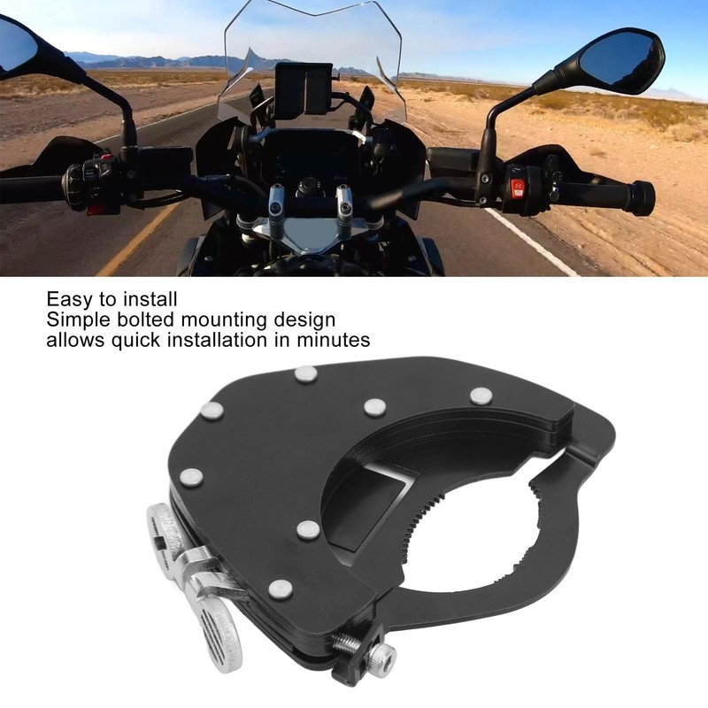 Motorcycle Gas Lock, Universal Cruise Control Assistance Clamp, Adjustable Speed