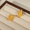 Large Gold Chunky Earrings for Women Big Gold Statement Earrings
