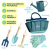 Kinderific Gardening Set, Tool Kit, for Kids, STEM, Includes Tote