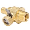 F110N Engine Oil Drain Valve with LC‑10 Lever Clip 3/8‑18