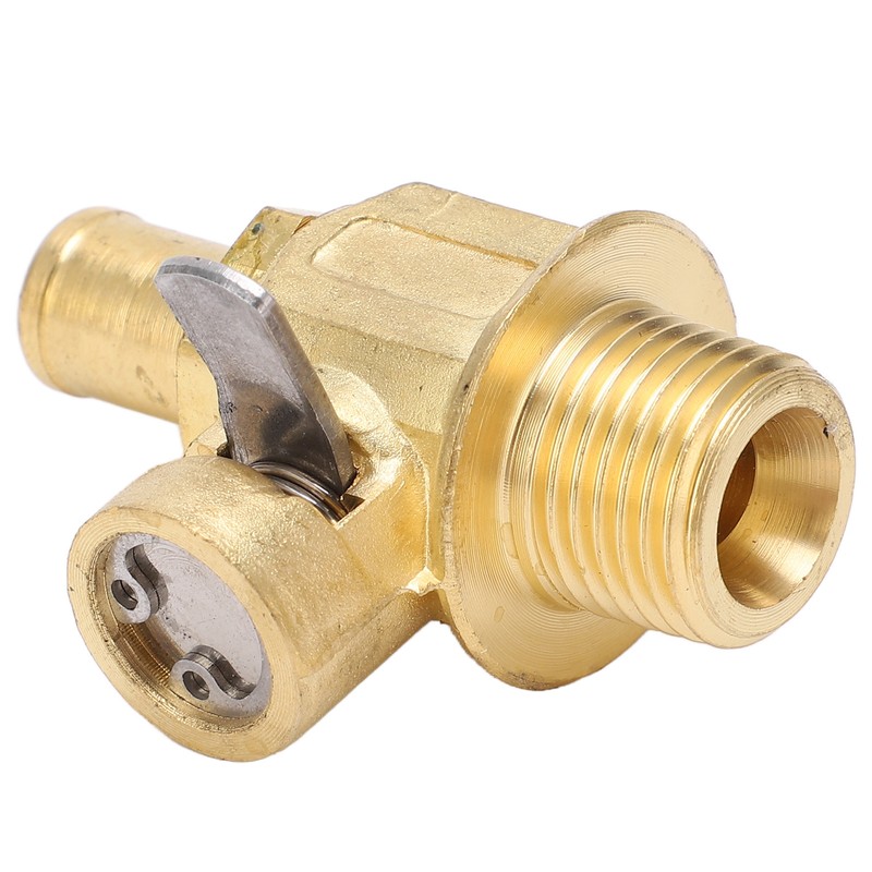 F110N Engine Oil Drain Valve with LC‑10 Lever Clip 3/8‑18